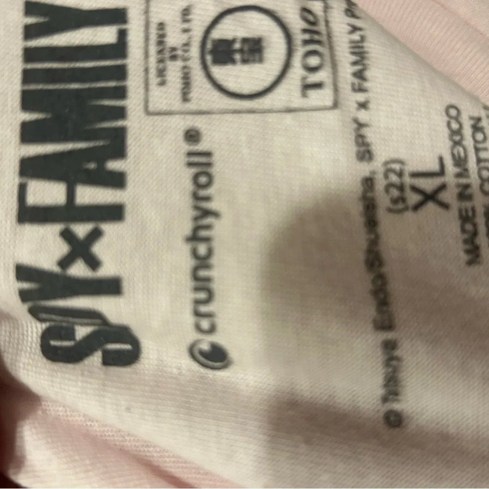 Spy x Family Mens Pink Graphic T-Shirt